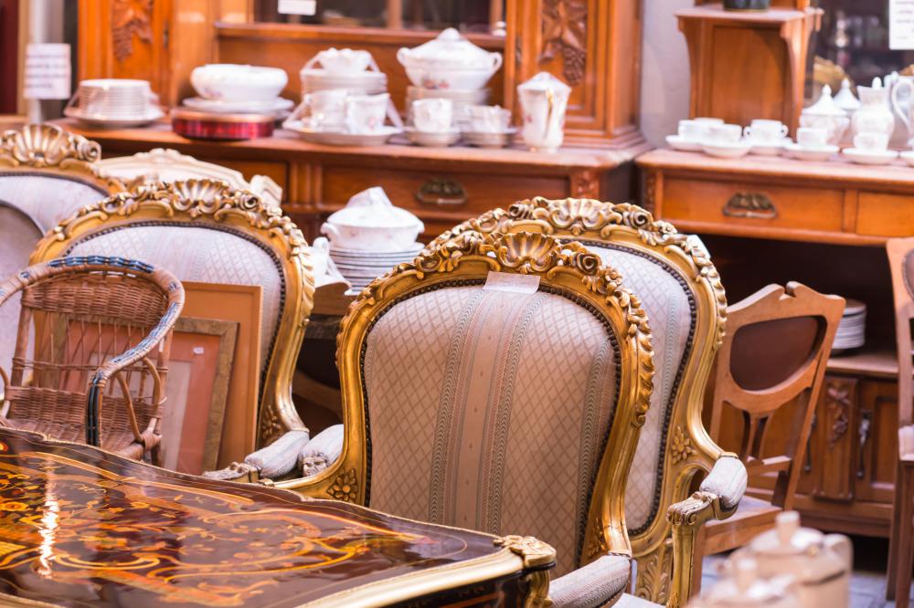Unlike yard sales, estate sales are usually run by professionals.