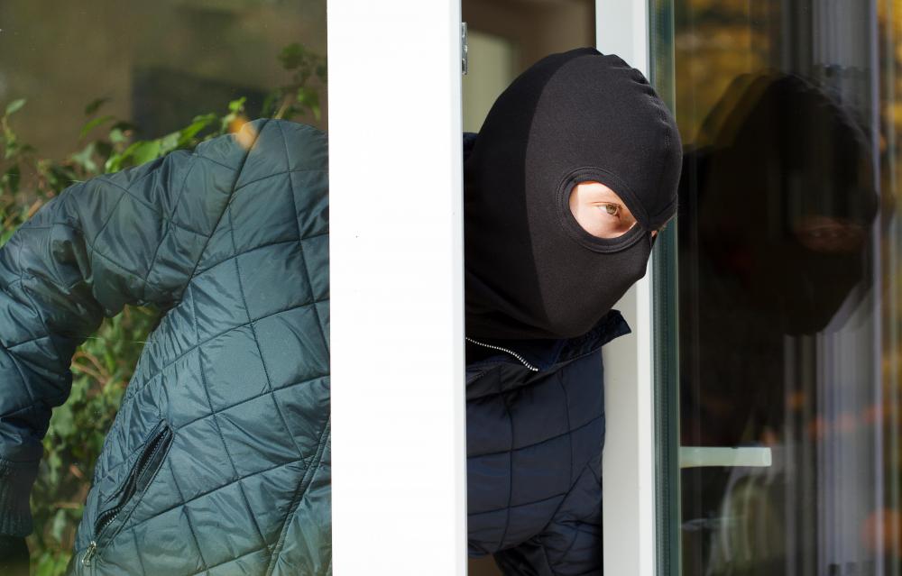 A burglar may steal a check and then commit fraud by trying to forge the signature of the victim.