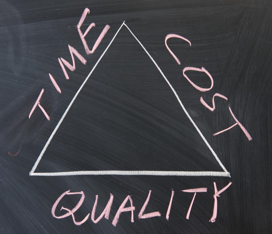 The first step in a project life cycle is applying the basic concepts of project management, such as the need to balance time and cost against quality, to a project plan.