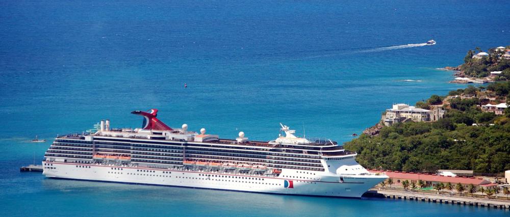 A person might take a cruise during a paid vacation.