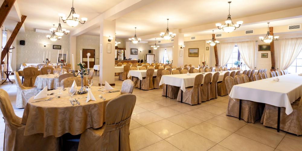 Hotels may add a restaurant or banquet room as an additional revenue center for the business.