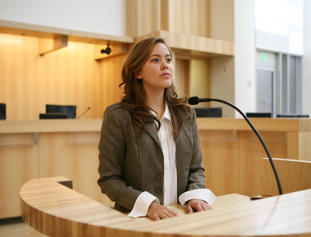 Forensic accountants may be called upon as expert witnesses to testify in court.