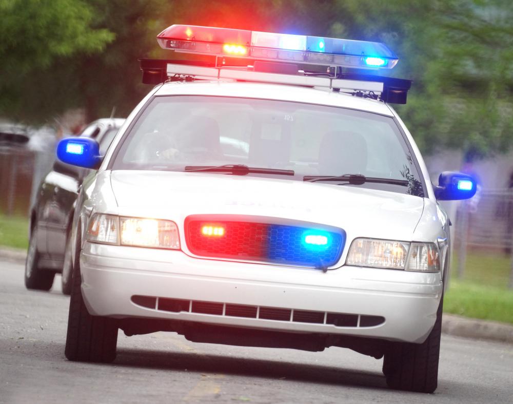 Police officers routinely stop traffic violators.
