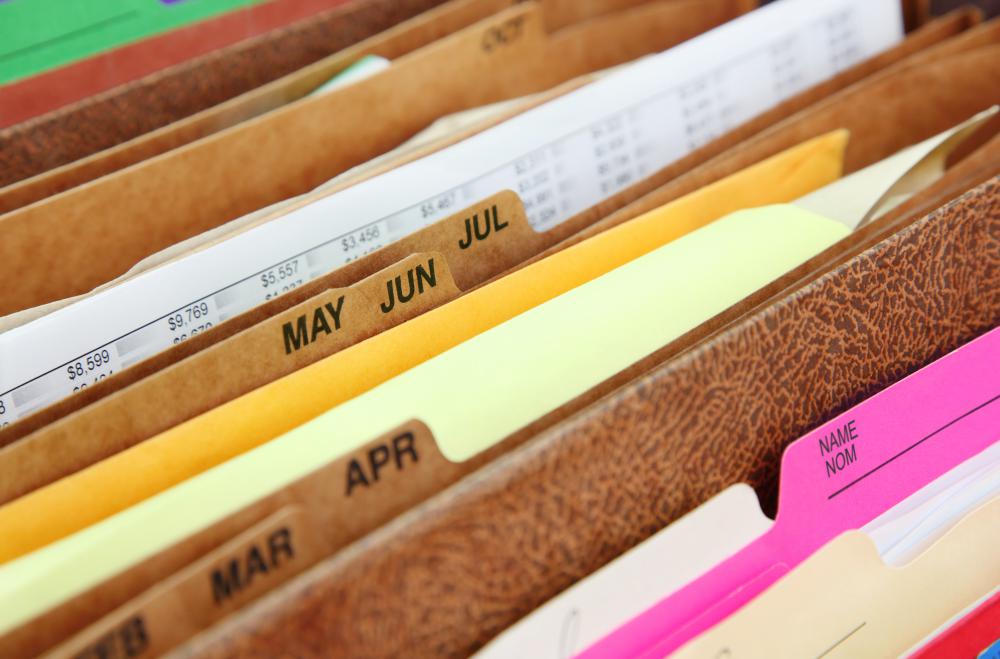 An inventory record tracks a company's stock.