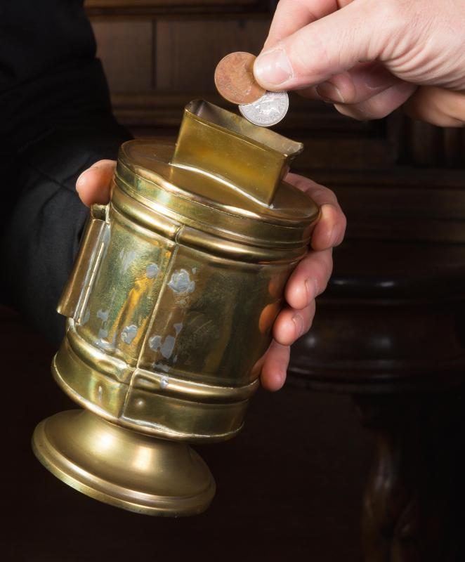 Money given to charities is usually tax deductible.