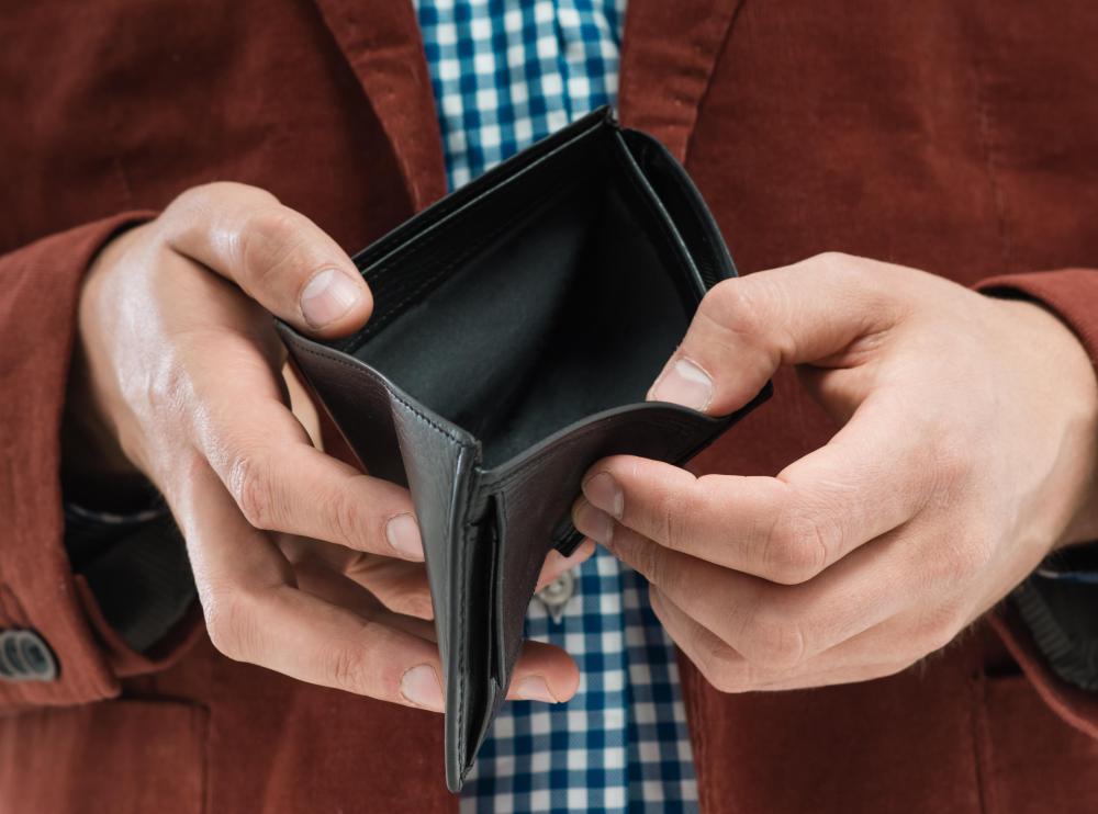 Individuals who have a serious problem with debt may file for bankruptcy.