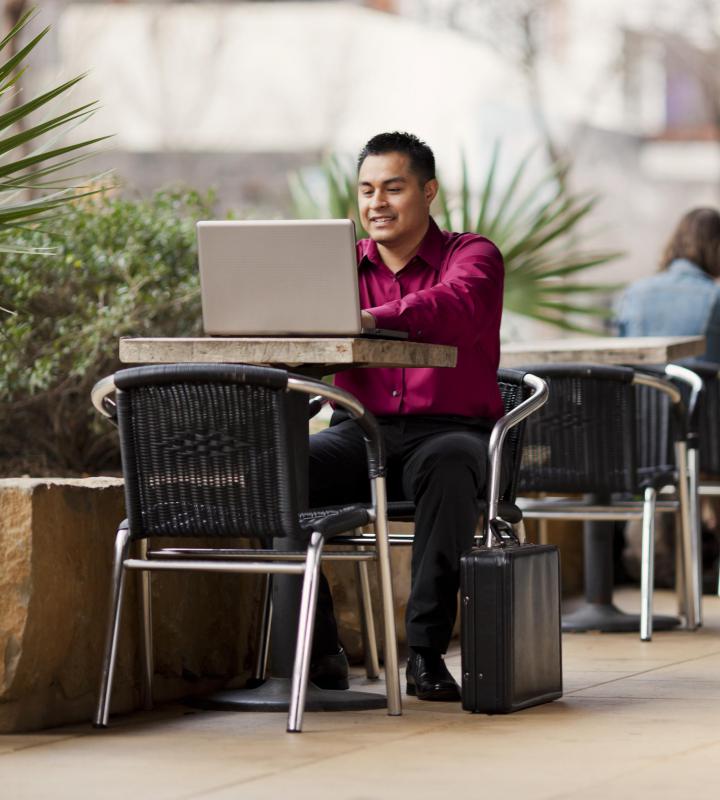 Telecommuting means working from a remote location.