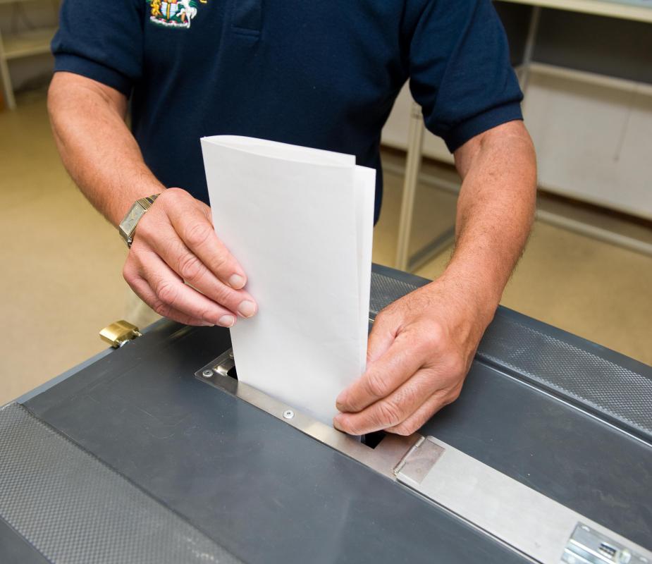 Voter registration is among duties that might be handled in a city or county's operations department.