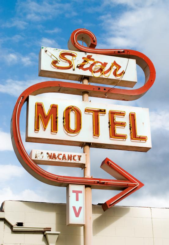 Stays at most motels are postpaid.
