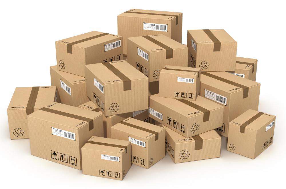A tariff is often applied to packages containing imported goods.