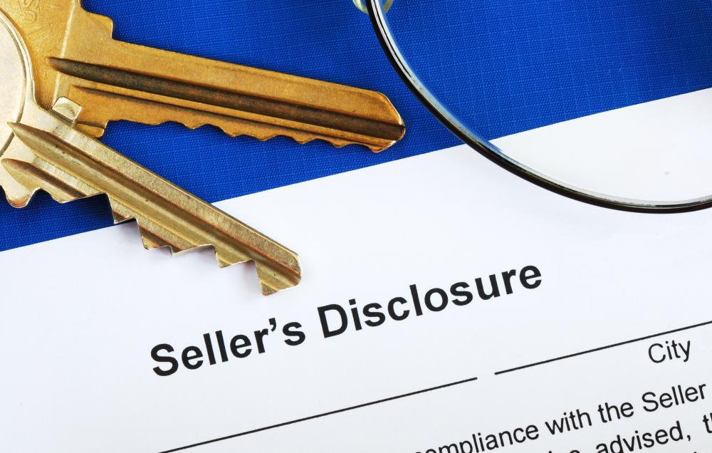 Disclosure statements may be used in real estate to disclose possible problems with a property up for sale.
