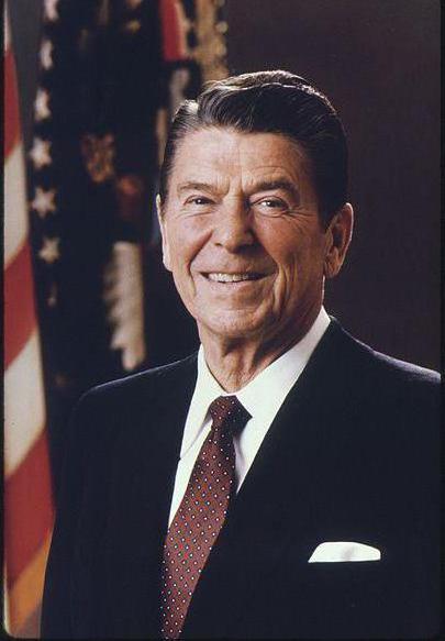 Ronald Reagan's economic policies were also referred to as trickle-down economics.