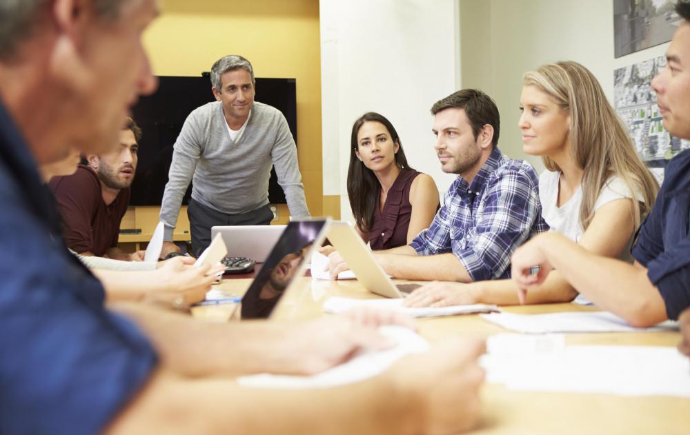 School district employees usually work in conjunction with a school board.