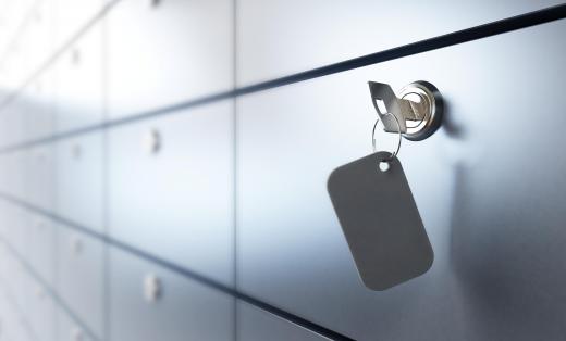 Safety deposit boxes are typically found in banks, post offices and hotels.