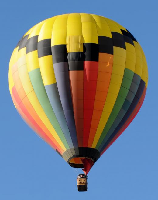 Hot air balloon riders can take part in aerial photography.