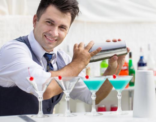Someone who works in hospitality management may hire personnel such as a bartender.