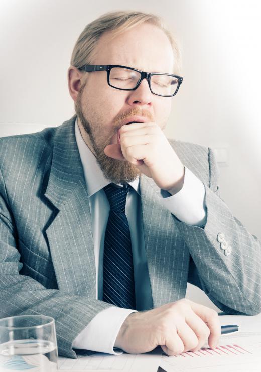 It is generally a good idea to try and minimize yawning at work.