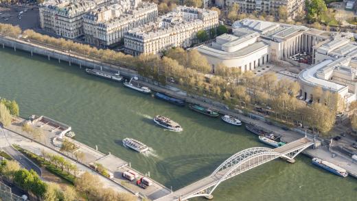 Aerial photography is often done to provide a view over a large area.