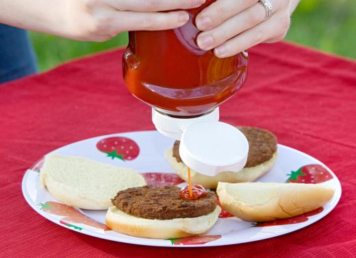 Condiments may be sold as being a great compliment to a hamburger as part of cross-selling.