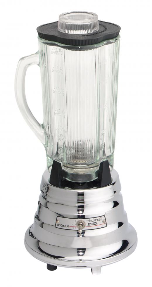 Coffee houses use blenders for icy drinks like frozen lattes.