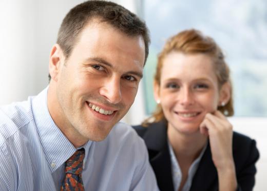 Sales managers set goals for members of sales teams.