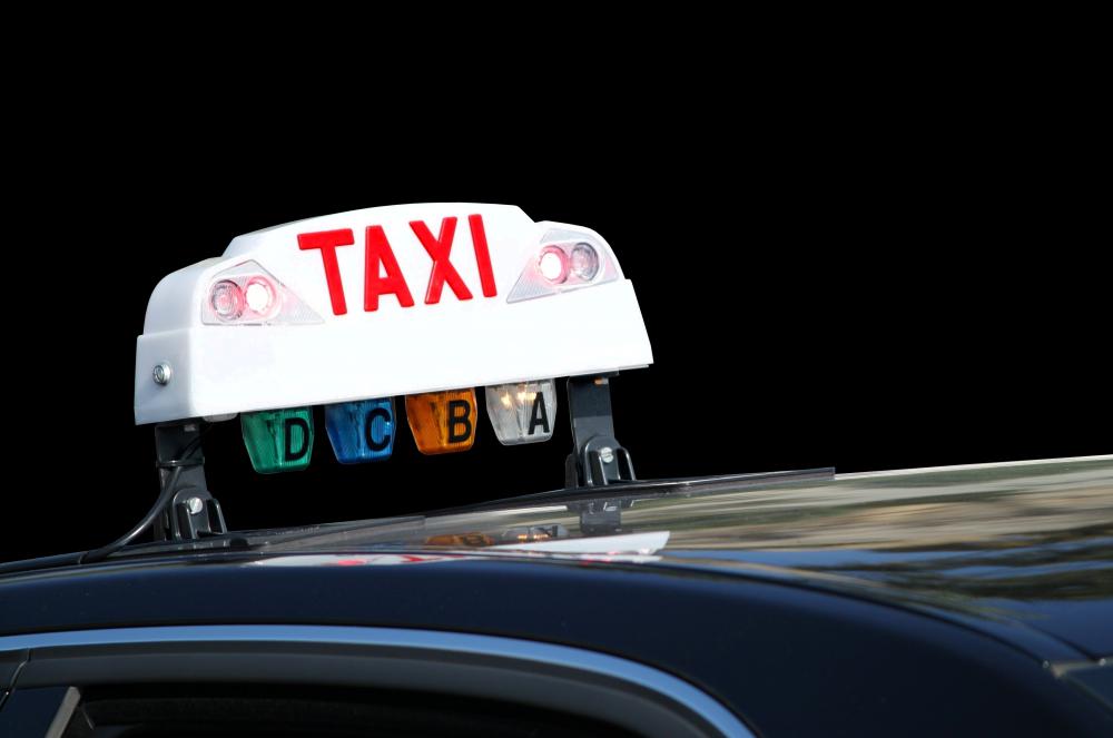 There is a service fee involved in ordering taxi service.