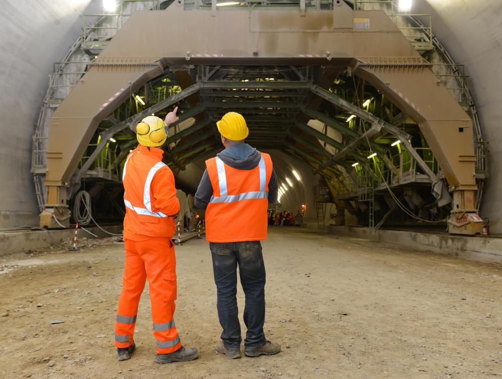 Public projects may include the construction of tunnels, bridges and roadways.