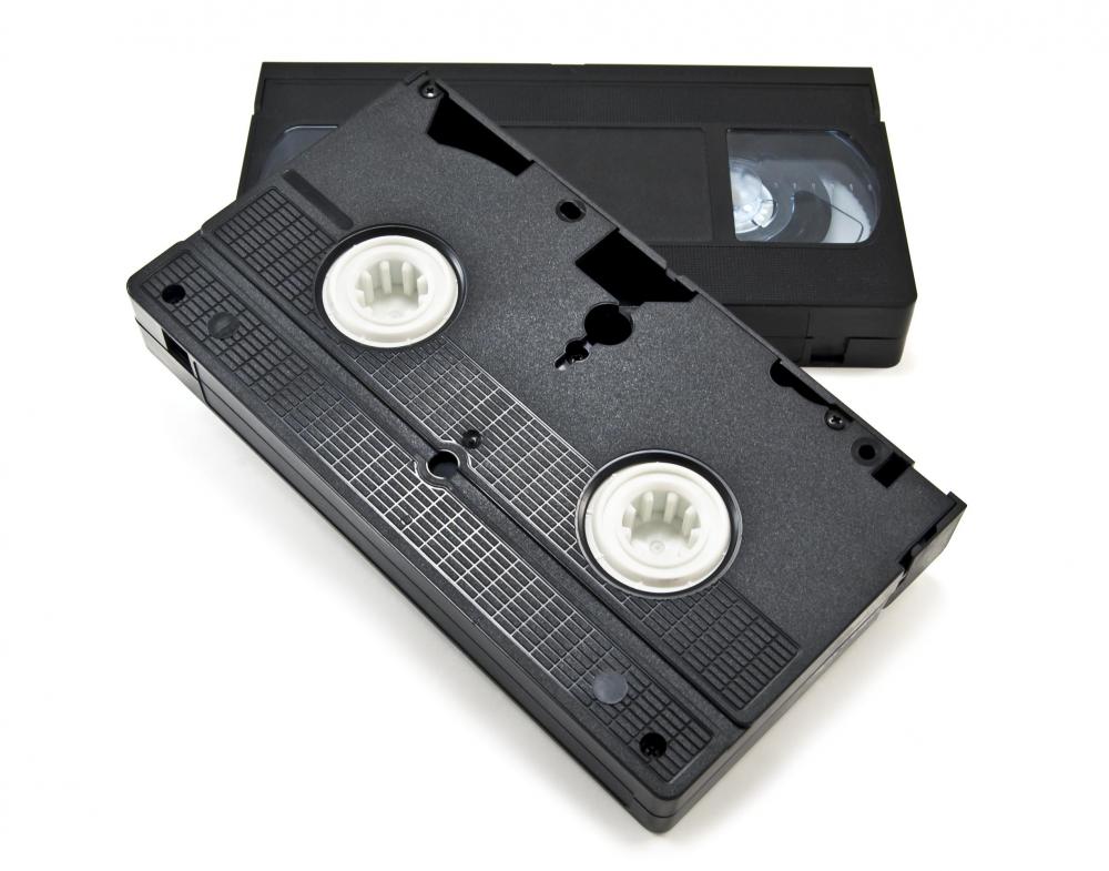 Promotional videos were commonly recorded on VHS tapes prior to the rise of digital technology.