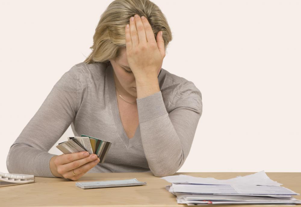 Many financial experts believe excessive credit card debt occurs when a person is unable to pay off at least some of the real balance on a card.