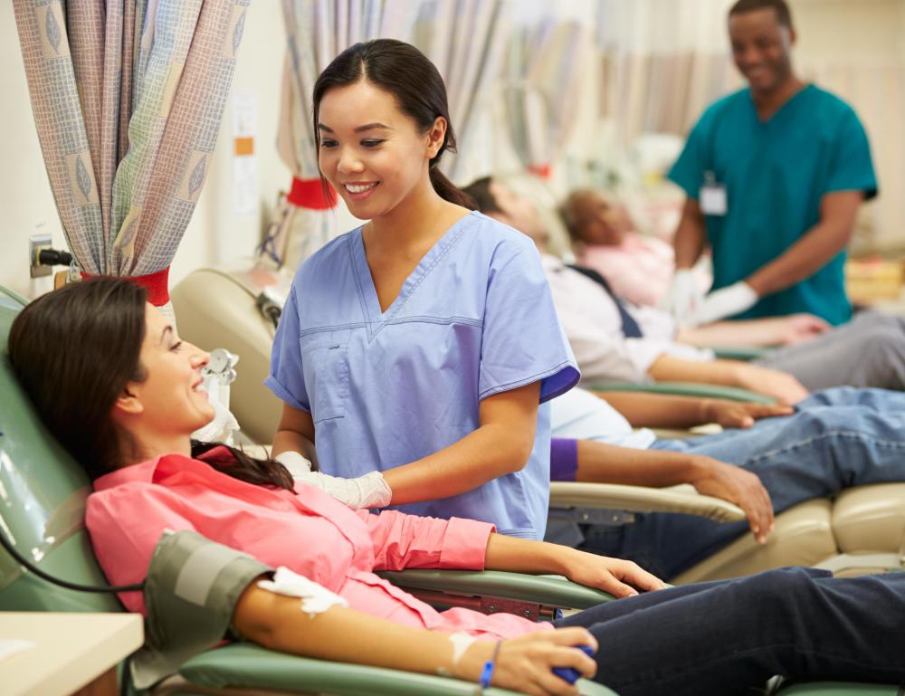 The Red Cross is always in need of blood donations.