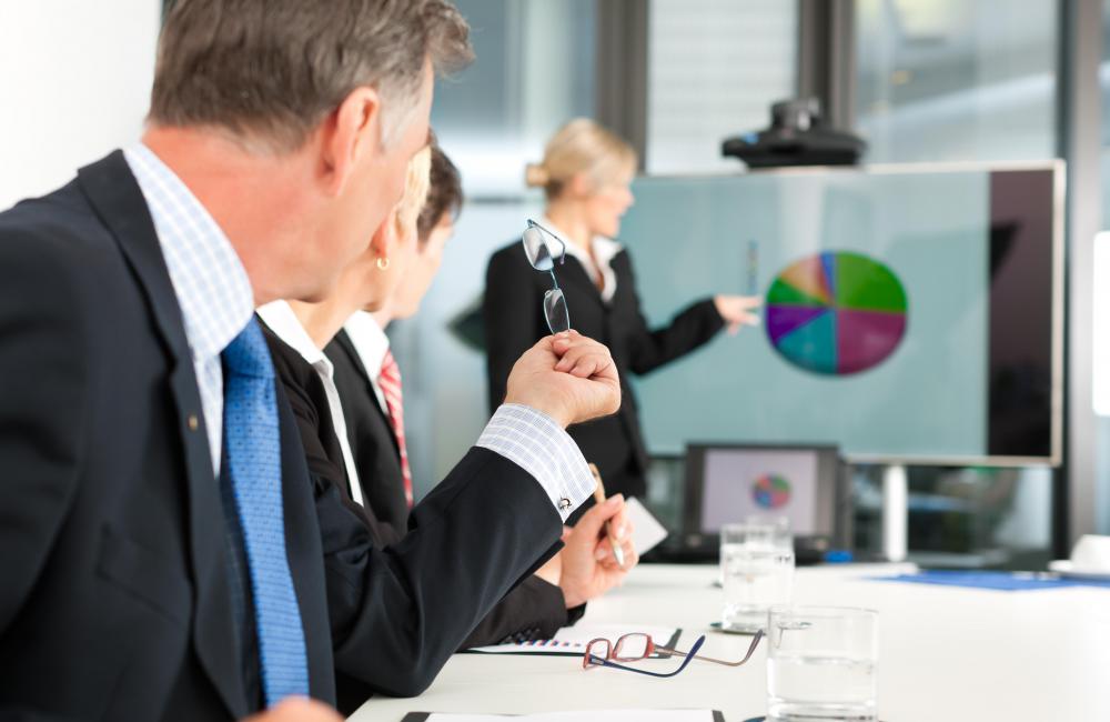 An organization's funding portfolio may be expressed as a pie chart.