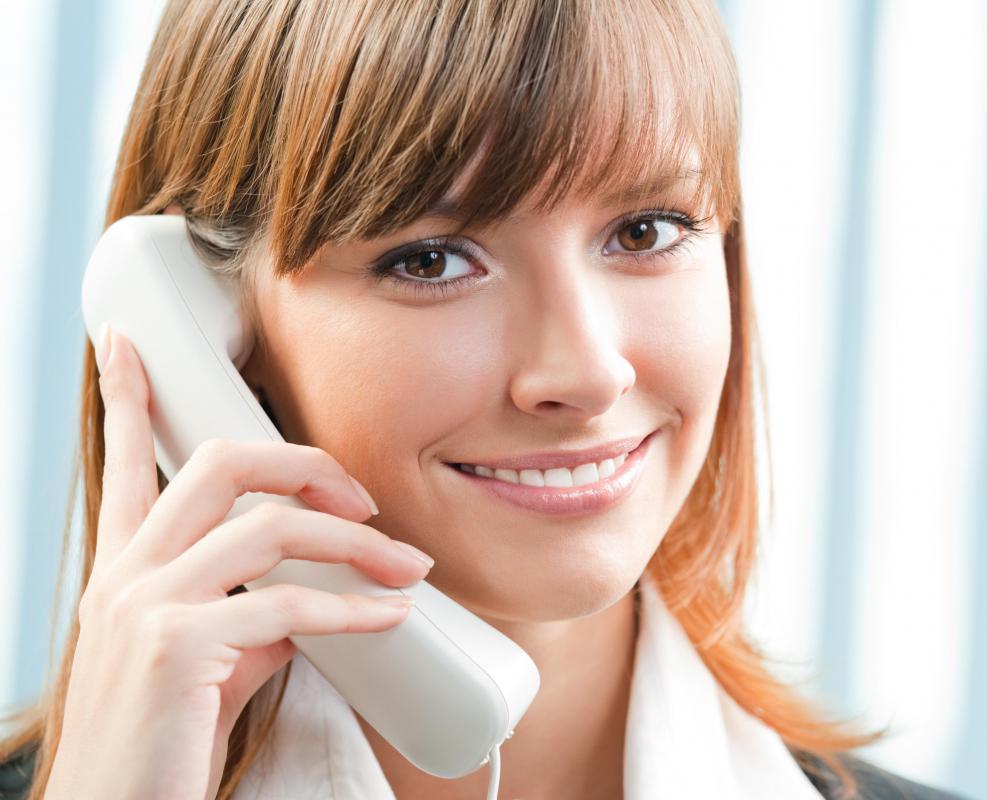 Professionals need to keep a formal demeanor when making business phone calls.
