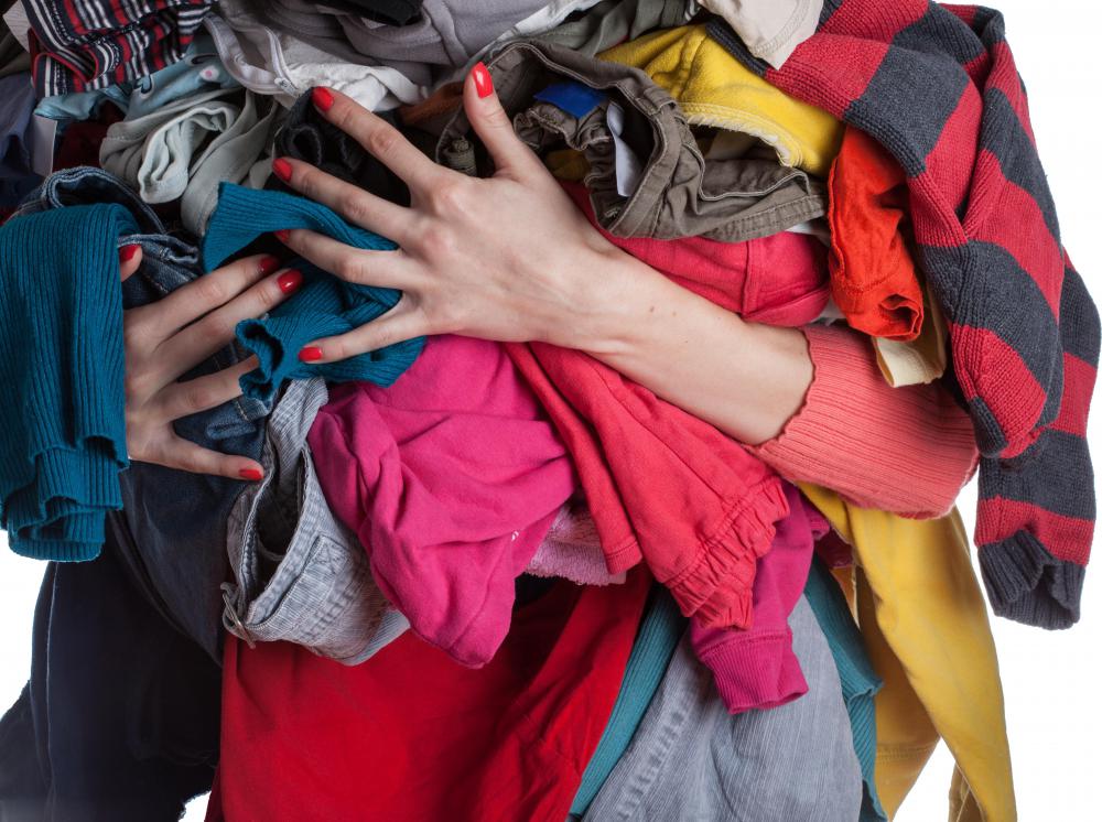 Large donations of clothing may be tax-deductible.