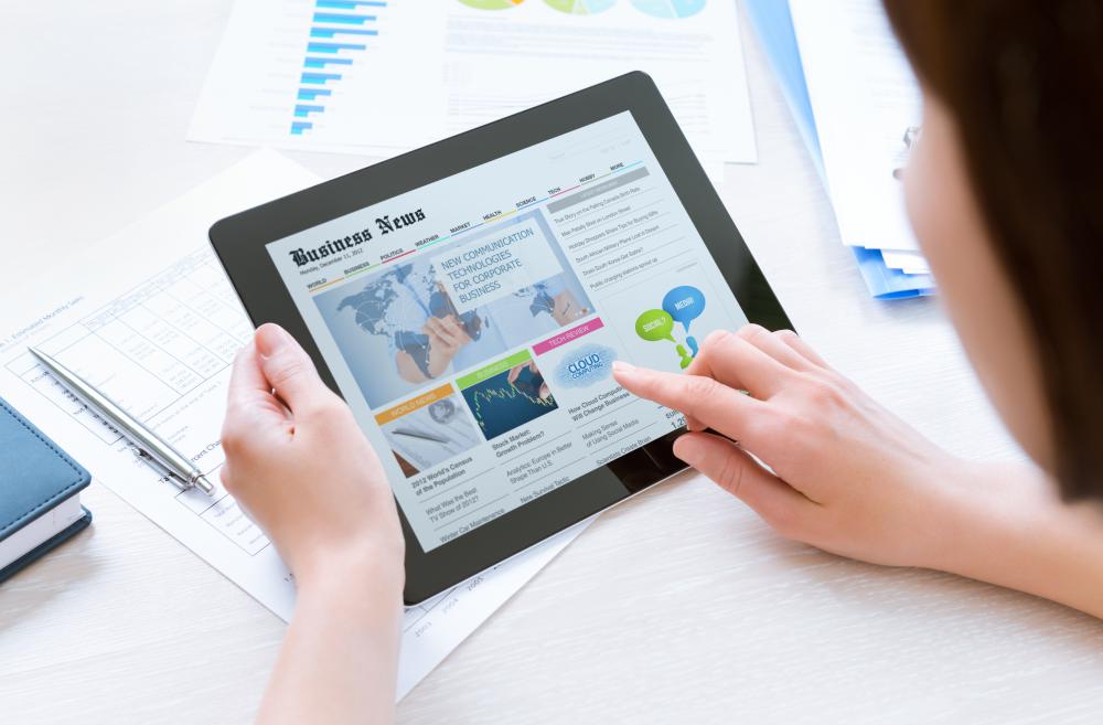Many print newspapers also use online advertising.