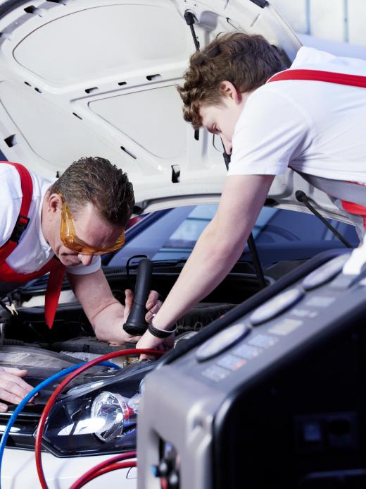 Auto mechanics are in a service business.