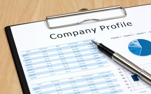 Company profiles include contact information and other essential data about a business, often as well as the company's history, locations and future plans.