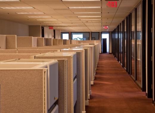 Cubicles in an office building are usually modular.