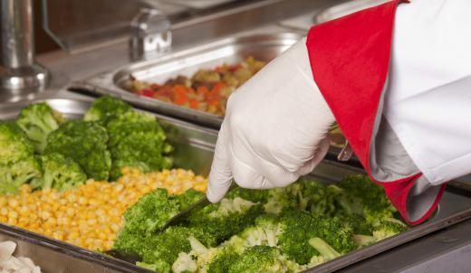 Caterers may hire additional food service workers to cover large events.