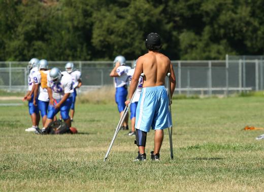 Injuries are common in sports.