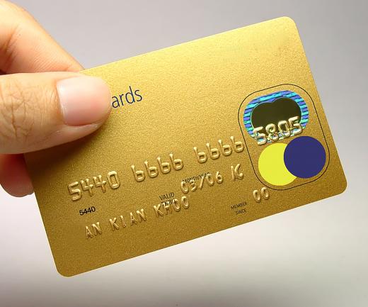 An offshore credit card.