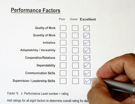 A performance review can help communicate to employees what is expected of them.