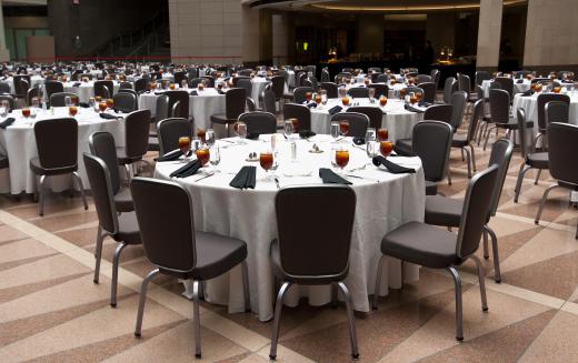 A banquet hall is one example of a short term rental property.