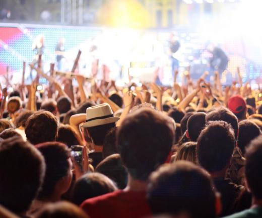 Sponsoring live concerts can be one way to promote a brand.