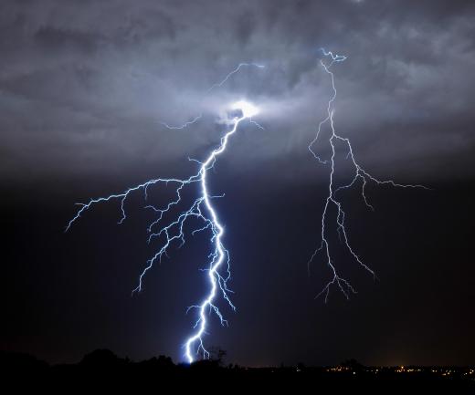 Catastrophic loss may be caused by a lightening strike.