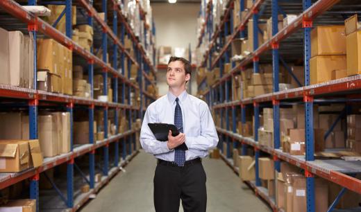 A warehouse manager is responsible for overseeing the distribution and sales of goods.