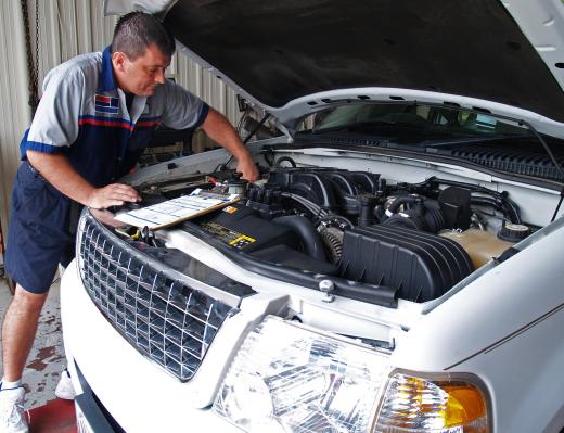 Claims adjusters may work with auto mechanics who inspect a vehicle and assess damages.