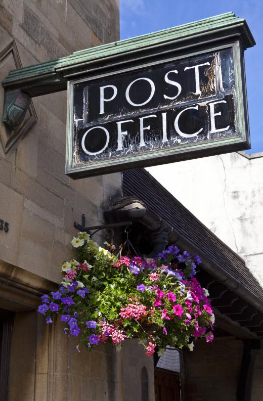 Post offices often have safety deposit boxes.