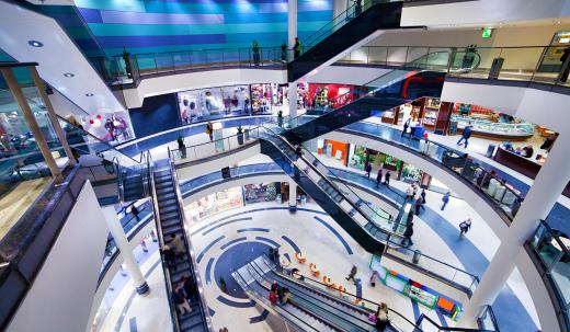 Retail malls are a popular place for people to window shop.