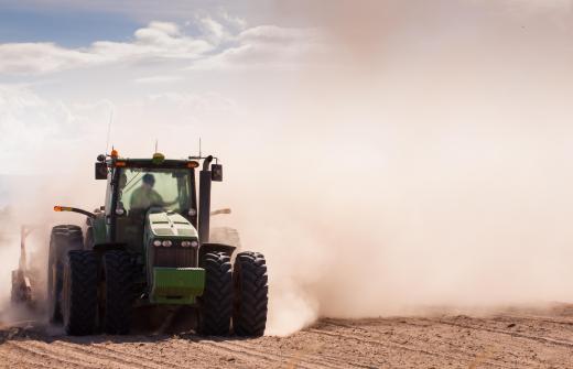 Farmers might use the expected return on a harvested crop as collateral to secure a loan.