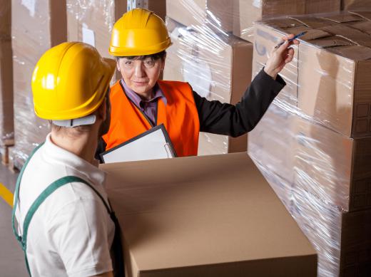 Logistics is used to track and control inventory in a warehouse.